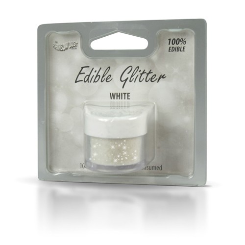 RD Edible Glitter - White