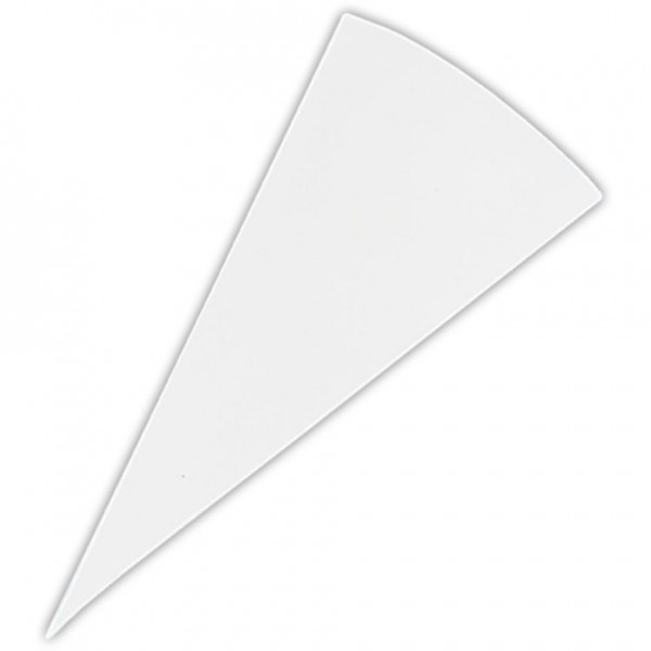 Dekorbeutel / Beschriftungsbeutel ca. 21 cm Weiß