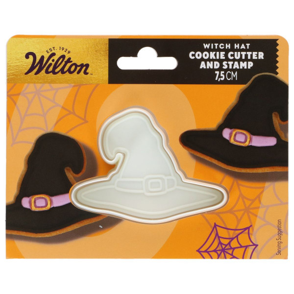 Wilton Cookie Cutter with Stamp Hexenhut 7,5cm