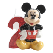 MICKEY MOUSE BIRTHDAY CANDLE | Nº 2 | 6,5CM