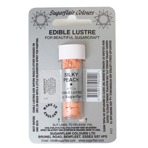 Glanz-Puderfarbe silky peach