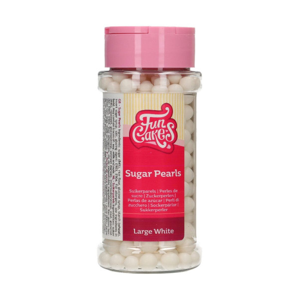 Zuckerperlen groß weiß 70 g