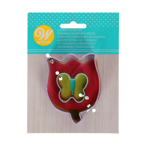 Ausstechformen Blume &amp; Schmetterling Set/2