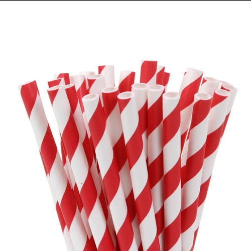 Lollipop Sticks gestreift rot