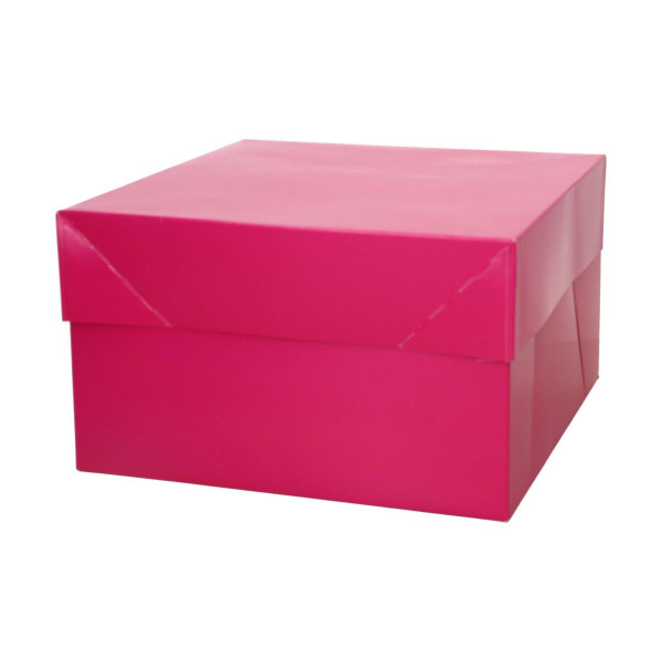 FunCakes Tortenbox Rosa - 25x25x15cm pk/1