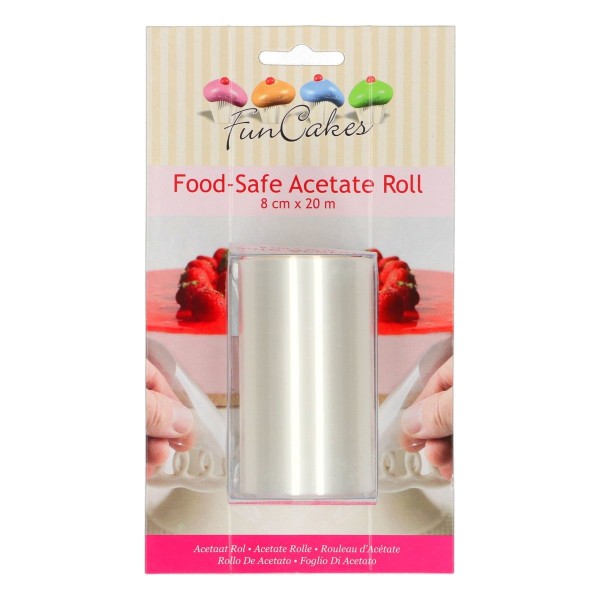 Acetat-Folie 8 cm hoch