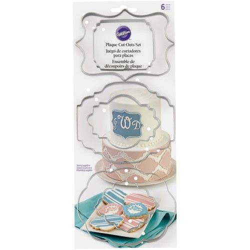 Wilton Plaque Ausstecher 6-tlg. Set