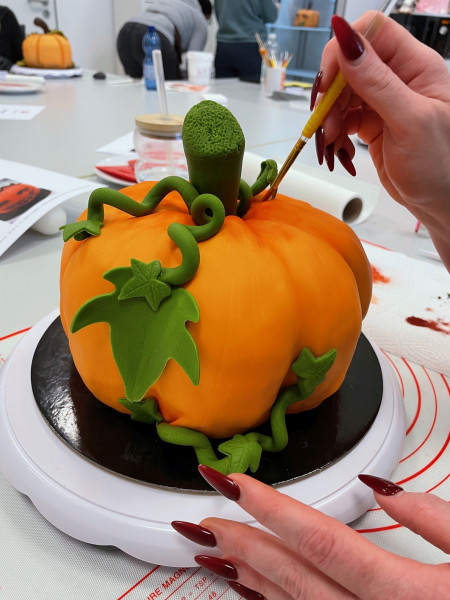 3D Torten-Kurs "Kürbis" am Samstag, 31.10.26 in Frankfurt