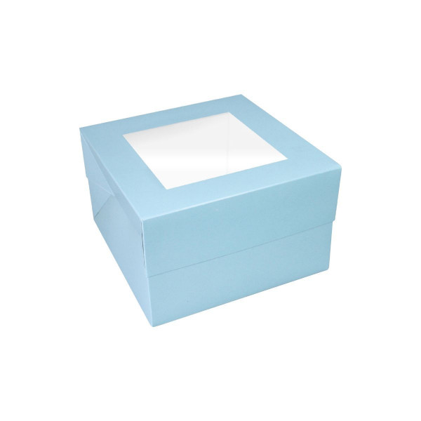 Simply Making Cake Box Window Light Blue 20 x 20 x 15 cm