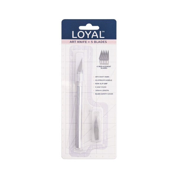 LOYAL Art Knife 14,5cm + 5 Blades set