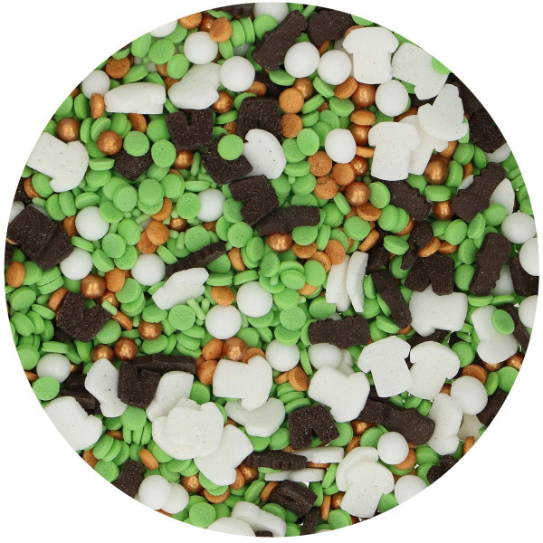 FunCakes Sprinkle Medley Gold Football 65g