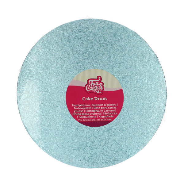 FunCakes Tortenplatte Rund Ø25cm -Baby Blau-