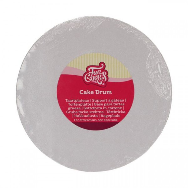 Cake Drum weiß Ø 20 cm