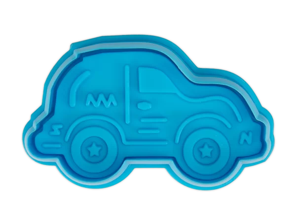 Präge-Ausstecher mit Auswerfer - Auto - mit Prägung und Auswerfer