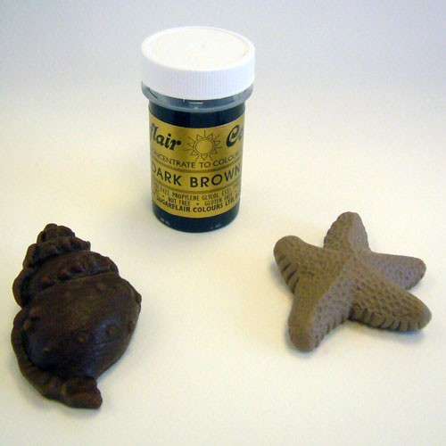 Sugarflair Speisefarben-Paste dunkelbraun - dark brown