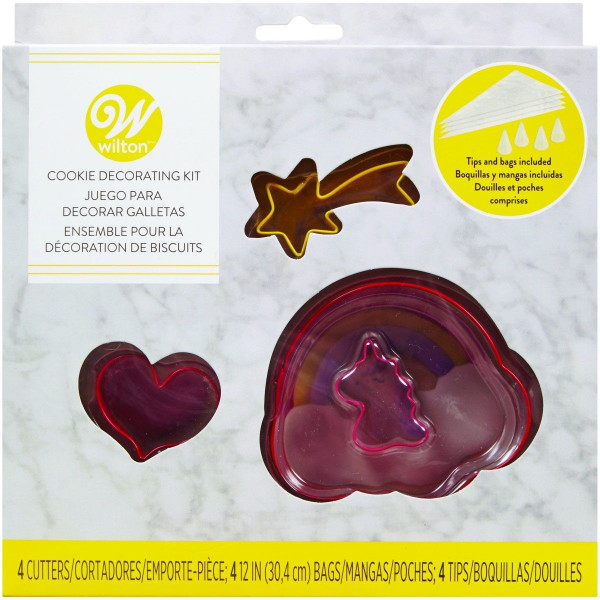 Wilton Plätzchen Dekorationsset - Einhorn