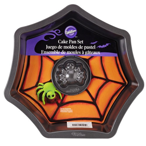 Wilton Backform Set - Netz mit Spinne -