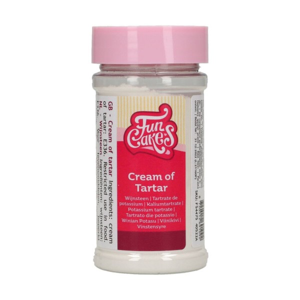 FunCakes Cream of Tartar / Weinstein (Kaliumtartrate) -80g-