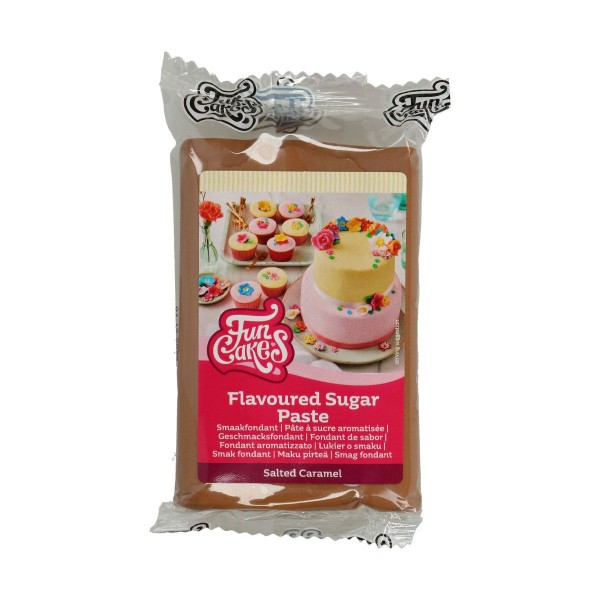 FunCakes Geschmacksfondant Gesalzenes Karamell 250 g