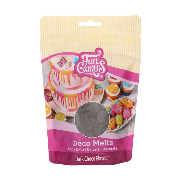 FunCakes Deco Melts - Dunkler Schoko-Geschmack - 250g