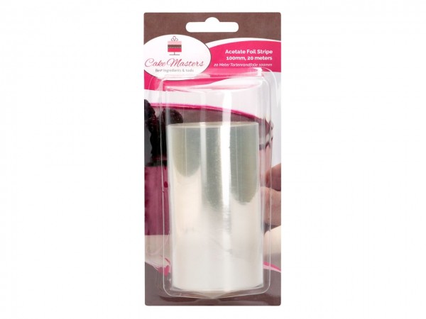 Tortenrandfolie / Acetat-Folie 10 cm hoch, 20 m