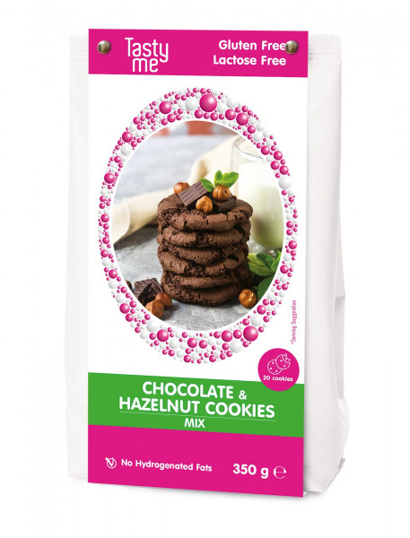 Backmischung Chocolate &amp; Hazelnut cookies 350g Glutenfrei