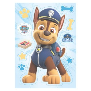 Wafer Tortendeko PAW PATROL CHASE 14.8X21CM