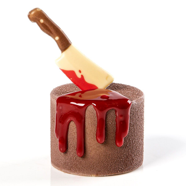 FunCakes Chocolate Decoration Halloween Blutige Messer set/10