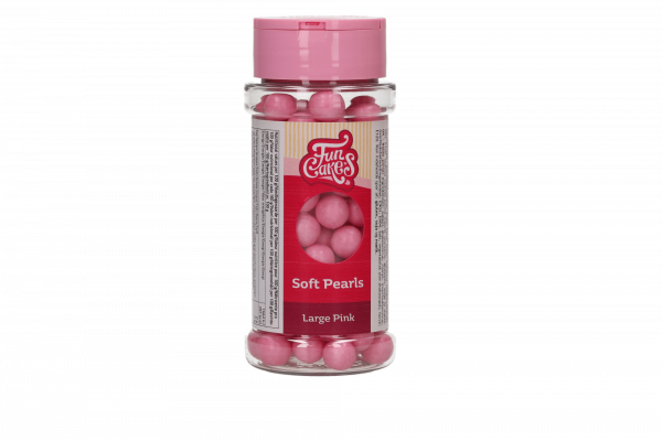 FunCakes Soft Pearls Pink 10mm - 70 g