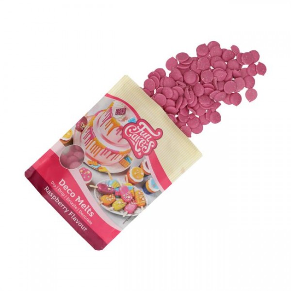 FunCakes Deko Melts mit Himbeer-Geschmack 250g