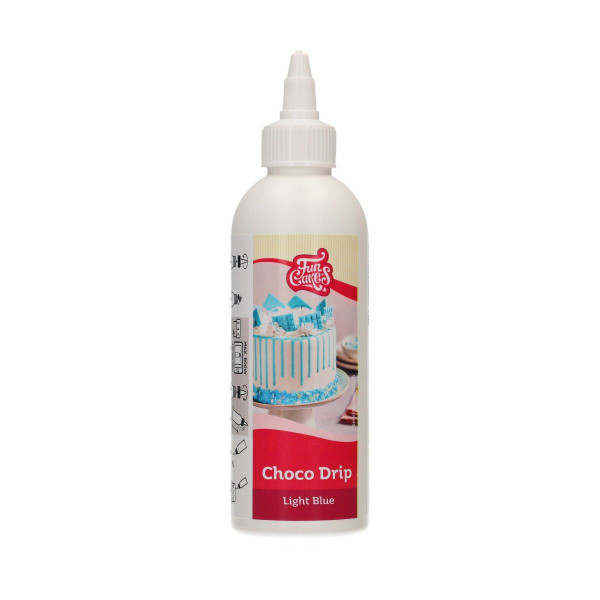 FunCakes Choco Drip Hell Blau 180 g