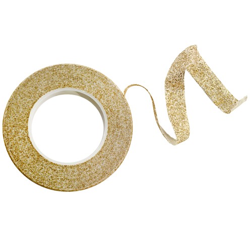 Floristenband, gold mit Glitter