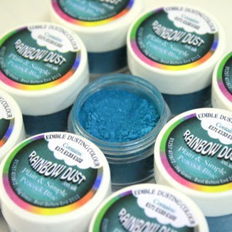 Farbpulver pfauenblau - peacock blue