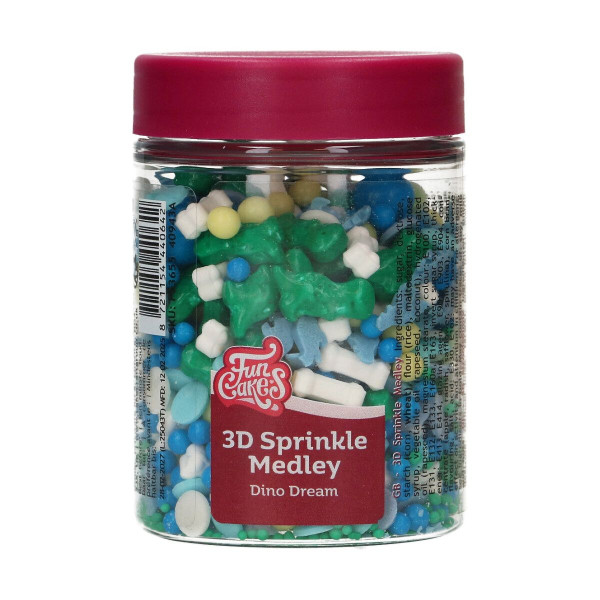 FunCakes 3D Sprinkle Medley - Dino Dream 70g