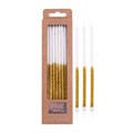 Kerzen Glitter Gold Pk/16