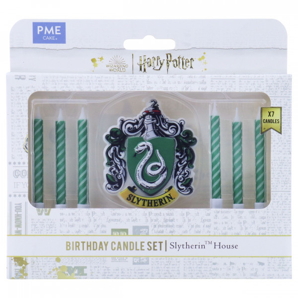 Harry Potter Kerzen 7er-set, Slytherin