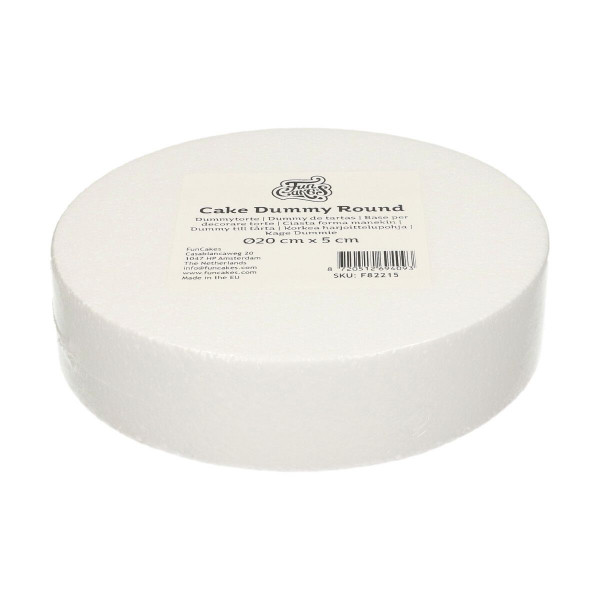 Cake Dummy Rund 5cm -Ø20cm-