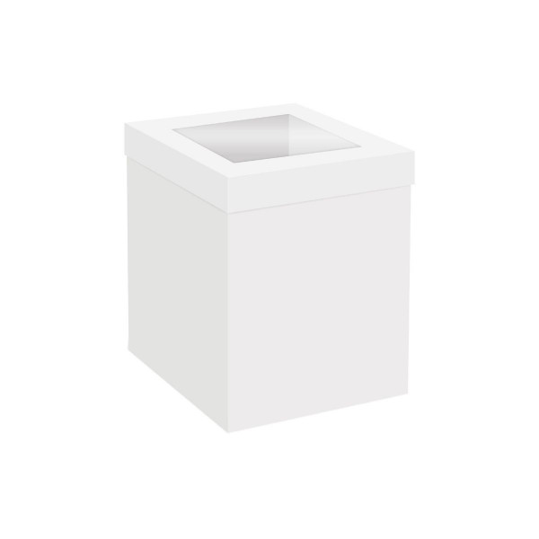 Simply Making Tall Cake Box Window White 40 x 40 x 30 cm
