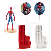 Tortendeko Set Spider-Man Kunststoff