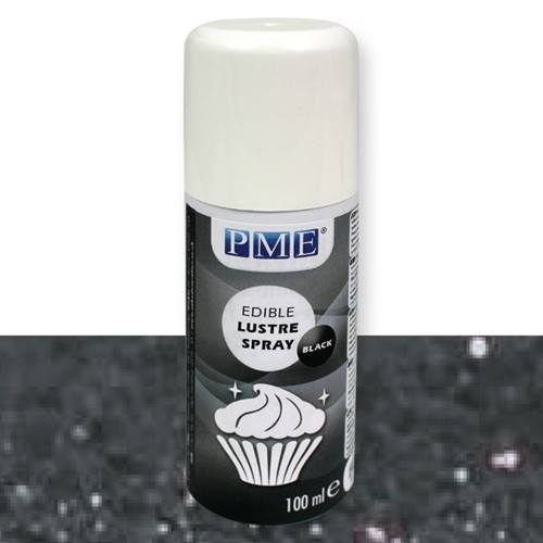 PME Speisefarben Glanzspray SCHWARZ