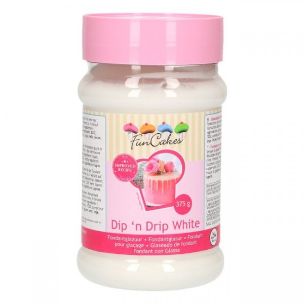Dip 'n Drip Fondantglasur weiß 375 g