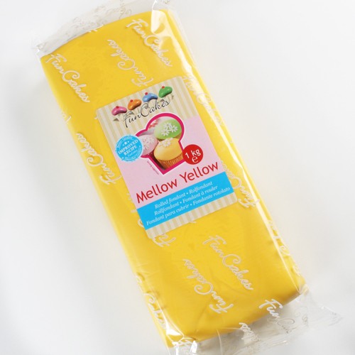 FunCakes Fondant gelb - NEU - 1 kg