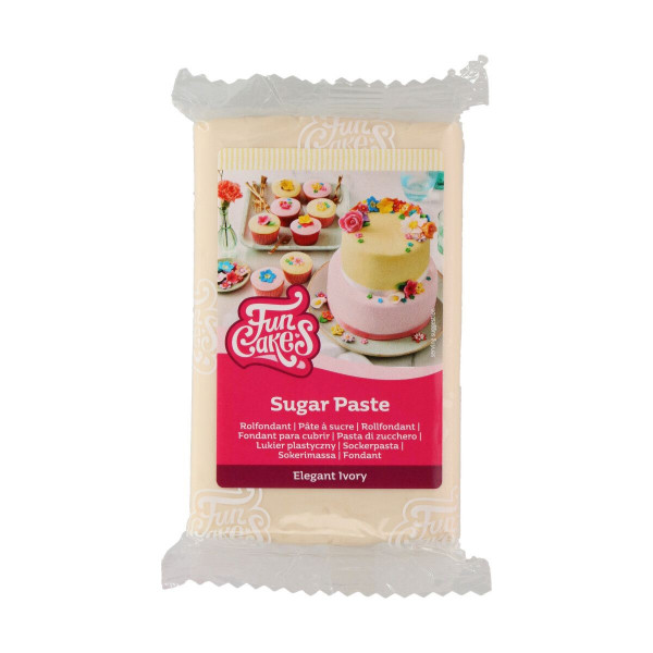FunCakes Fondant Elegant Ivory 250 g
