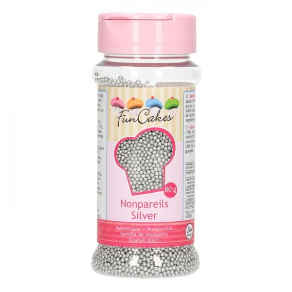 FunCakes Nonpareilles -Silber- 80 g