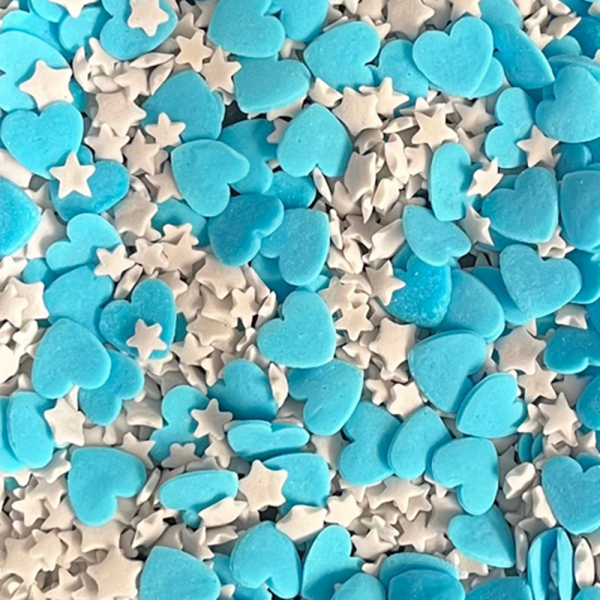Zuckerdekor Blue Star 50g-Glutenfrei-