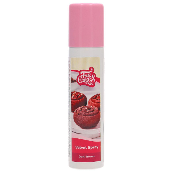 FunCakes Velvet Spray Dark Brown 100 ml