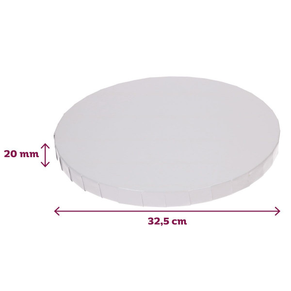 FunCakes Cake Drum Round Ø35cm White 20mm