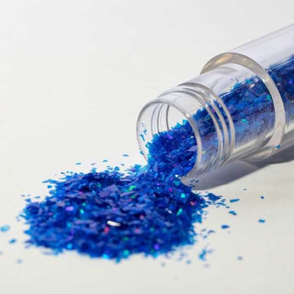 Magic Sparkles, essbare irisierende Glitterflocken – Blue(3g)