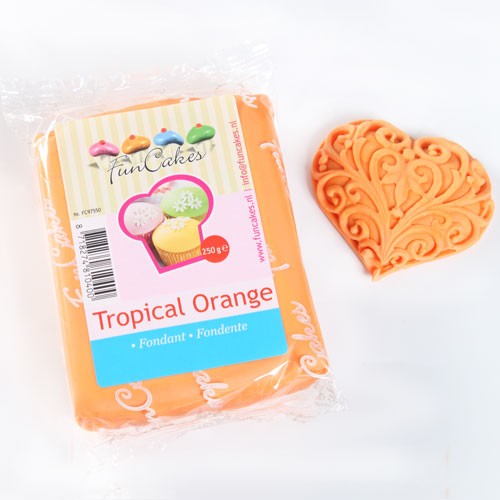 FunCakes Rollfondant Tropical Orange 250 g