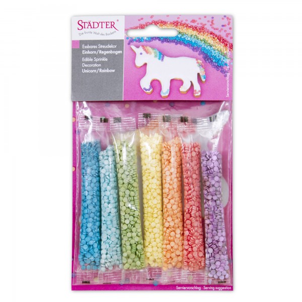 Einhorn / Regenbogen Bunt